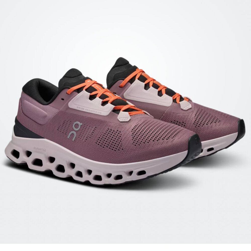 NWT On Cloudstratus 3 in quartz/Lily Women's Sz 7 - Picture 2 of 7